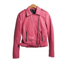 Barbie Pink Leather Jacket