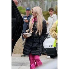 Barbie Margot Robbie Puffer Jacket