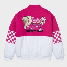 Barbie Checkered Racing Bomber Jacket