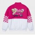 Barbie Checkered Racing Bomber Jacket