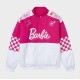 Barbie Checkered Racing Bomber Jacket