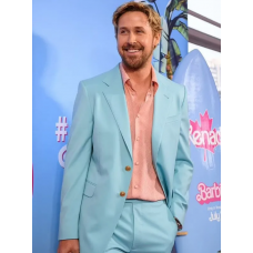 Ryan Gosling Barbie Event Blue Suit