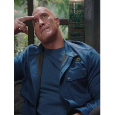 Young Rock S02 Dwayne Johnson Blue Jacket