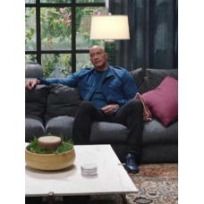 Young Rock S02 Dwayne Johnson Blue Jacket