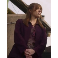 Toxic Town Aimee Lou Wood Purple Jacket