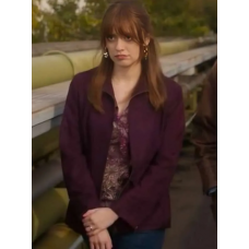 Toxic Town Aimee Lou Wood Purple Jacket