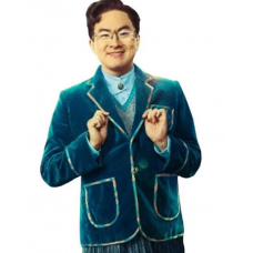 Wicked Bowen Yang Blue Blazer