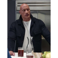 Young Rock S02 Dwayne Johnson Black Jacket Young Rock S02 Dwayne Johnson Black Jacket