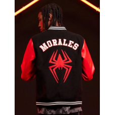 Across The Spider-Verse Miles Morales Varsity Jacket