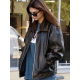 NYC Emily Ratajkowski Leather Jacket