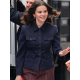 Selena Gomez Street Style Black Jacket
