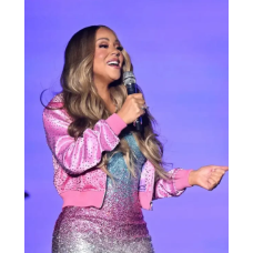 Mariah Carey Brighton Pride Pink Jacket