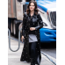 NYC Selena Gomez Leather Long Coat