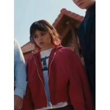 Death of a Unicorn Jenna Ortega Red Hoodie