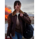 Hurry Up Tomorrow Jenna Ortega Leather Jacket