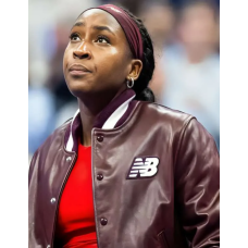 US Open 2025 Coco Gauff Leather Jacket