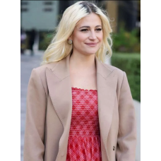 Pixie Lott Beige Long Coat