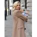 Pixie Lott Beige Long Coat