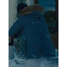 Charlie Cox Merv Blue Hooded Jacket