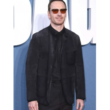 Michael Fassbender Black Bag Leather Jacket