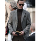 Michael Fassbender Black Bag Grey Blazer Michael Fassbender Black Bag Grey Blazer