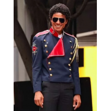 Michael Jaafar Jackson Blue Jacket