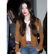 Street Style Mikey Madison Leather Jacket Street Style Mikey Madison Leather Jacket