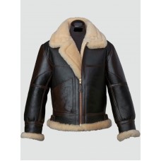 B3 Flying Shearling Leather Jacket
