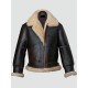 B3 Flying Shearling Leather Jacket