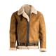 B3 Shearling Brown Mens Aviator Jacket