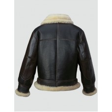 B3 Flying Shearling Leather Jacket