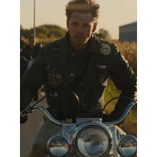 Austin Butler The Bikeriders Leather Vest