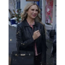  A Royal Montana Christmas Fiona Gubelmann Fringe Leather Jacket