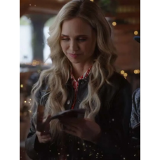  A Royal Montana Christmas Fiona Gubelmann Fringe Leather Jacket