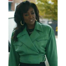 Power Book III Raising Kanan Raquel Thomas Green Jacket