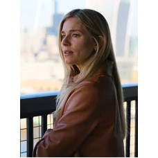 Anatomy of a Scandal Sienna Miller Brown Leather Jacket
