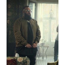 Army of Thieves Rolph Brown Bomber Jacket