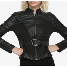 Avengers Age Of Ultron Black Widow Leather Jacket