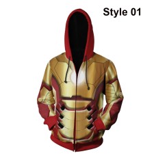 Avengers Endgame Iron Man 3D Hoodie