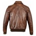 A2 Air Force Distressed Brown Real Leather Bomber Flight Jacket