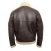 B3 Bomber Aviator Cream Shearling Leather Jacket