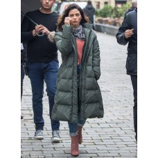 Berlin I love You Jenna Dewan Green Coat Berlin I love You Jenna Dewan Green Coat
