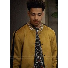 Juniorâ€™s Black-ish Bomber Jacket