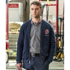 Chicago Fire Matthew Casey Quilted Jacket Chicago Fire Matthew Casey Quilted Jacket