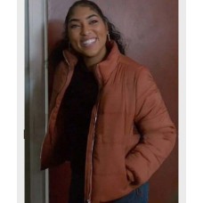 Chicago Fire S09 Gianna Mackey Puffer Jacket