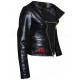 Chrissy Teigen Sporty Black Leather Jacket