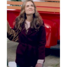 The Christmas Promise Nicole Graham Purple Coat