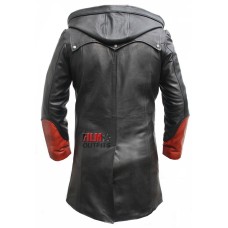 Devil May Cry Dante Tim Phillipps Trench Leather Coat Costume 