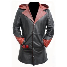 Devil May Cry Dante Tim Phillipps Trench Leather Coat Costume 