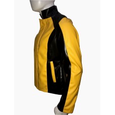 Infamous 2 Game Cole Macgrath Yellow Leather Jacket